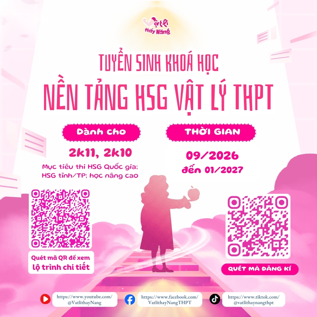 NỀN TẢNG HSG VẬT LÝ 2026-2027